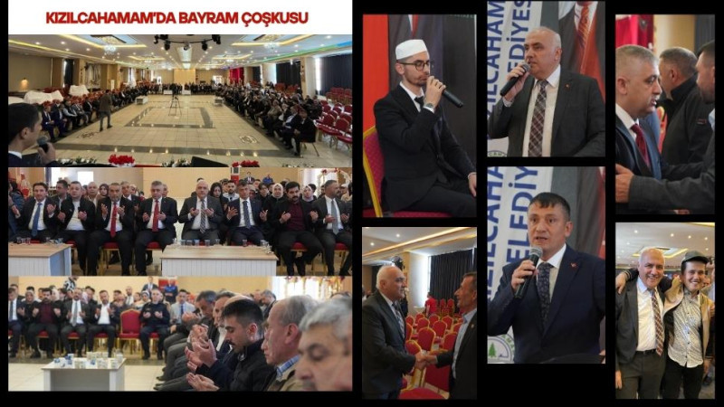 KIZILCAHAMAM’DA BAYRAM COŞKUSU!
