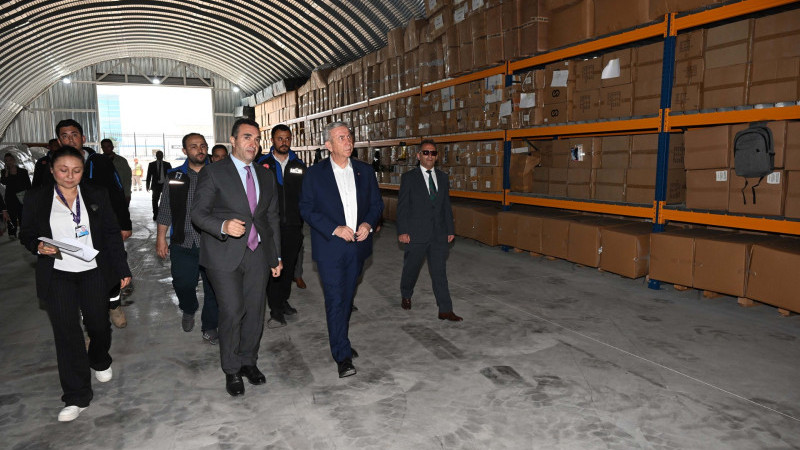 MANSUR YAVAŞ, AFET EĞİTİM VE LOJİSTİK MERKEZİ’Nİ TANITTI