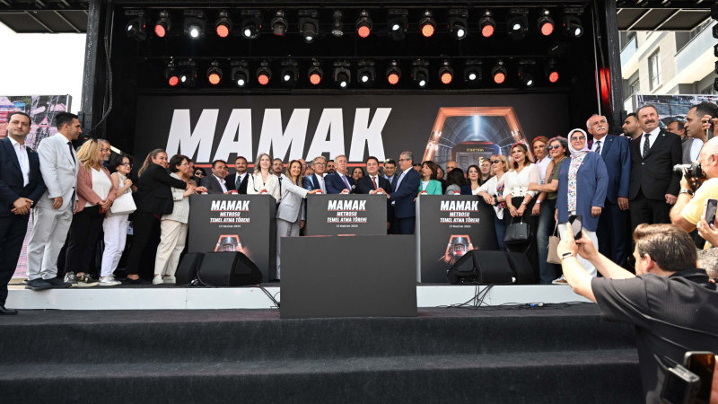 ANKARA’DA RAYLI ULAŞIMDA TARİHİ GÜN: MAMAK METROSU’NUN TEMELİ ATILDI